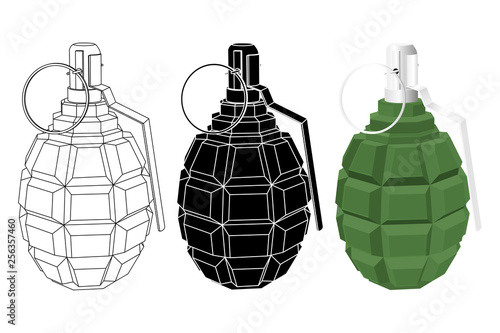 Military hand grenade