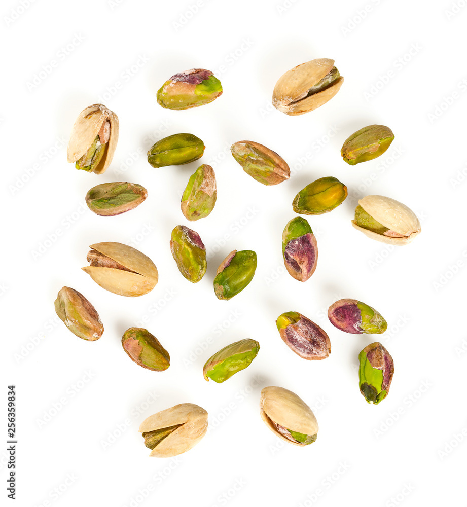 pistachio nuts isolated on white background pistachio nuts isolated on white background