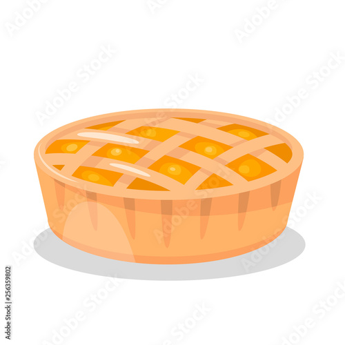 Delicious Baking Flat Color Vector Illustration