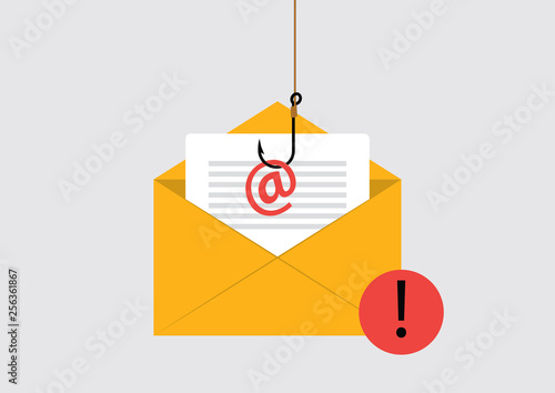 Illustration of Phishing Attack on email 