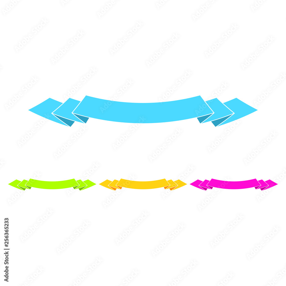 Modern Classic Ribbon Tittle Banner Template Modern Classic Ribbon Tittle Banner Template