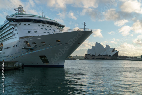 Photography Kreuzfahrtschiff am Hafen von Sydney Australien