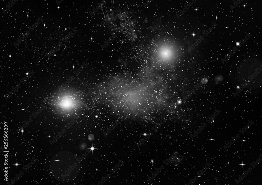 Fototapeta premium galaxy in a free space