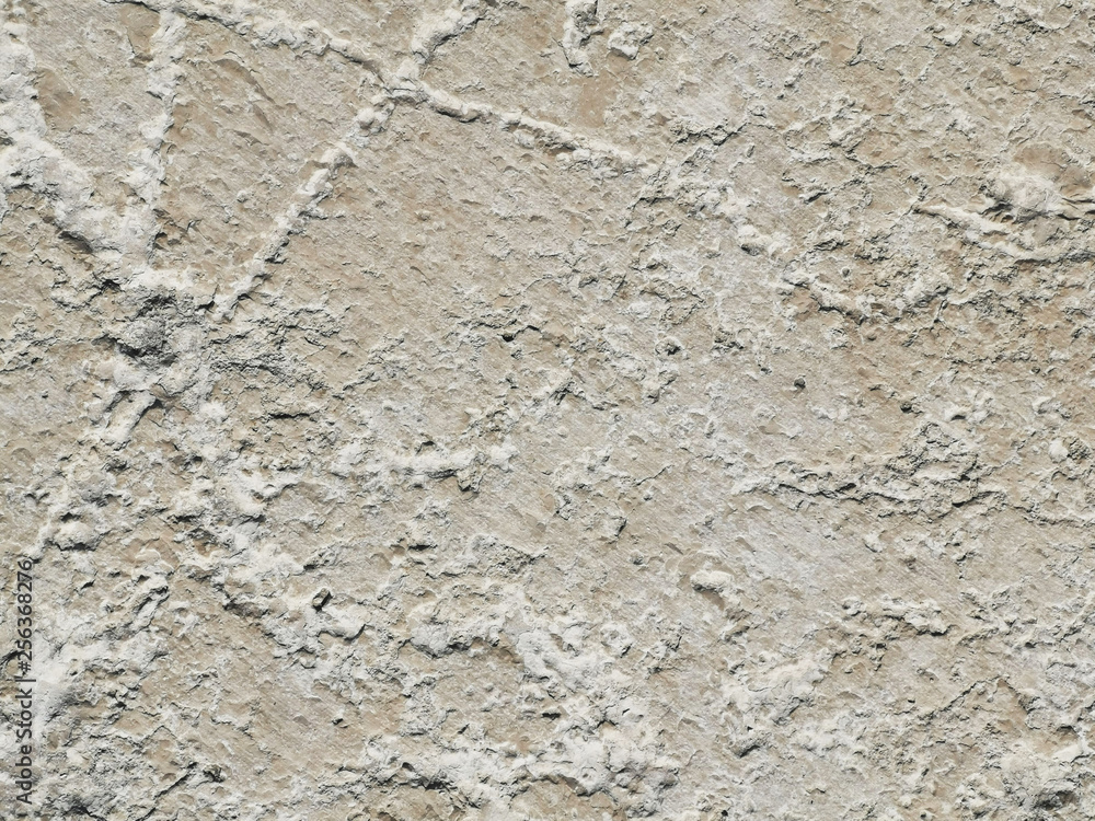 Limestone surface on sunny day