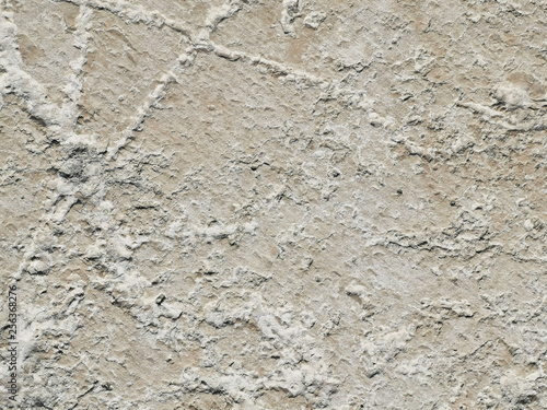 Limestone surface on sunny day