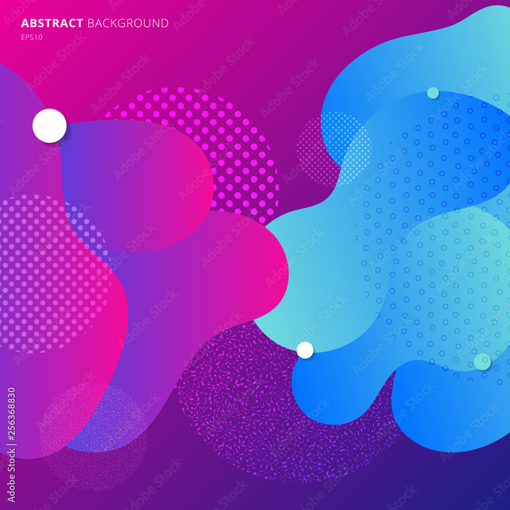 Abstract colorful geometric fluid colors gradient background. Modern geometry pattern. Banner web design composition.