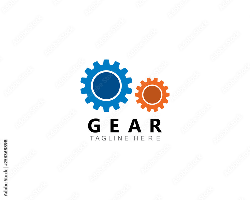 Gear Logo Template vector icon illustration design Gear Logo Template vector icon illustration design
