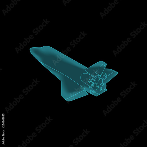 Vector Isometric Holography Space Shuttle.
