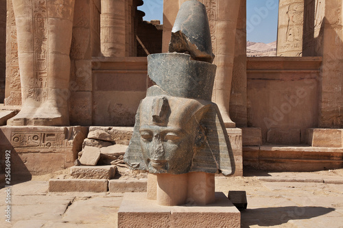 Ramesseum temple, Luxor, Egypt, Pharaoh photo