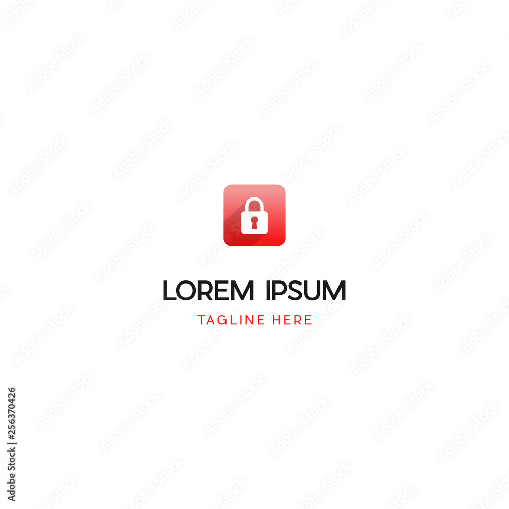 Lock Security Apps Icon Technology Logo Lock Security Apps Icon Technology Logo