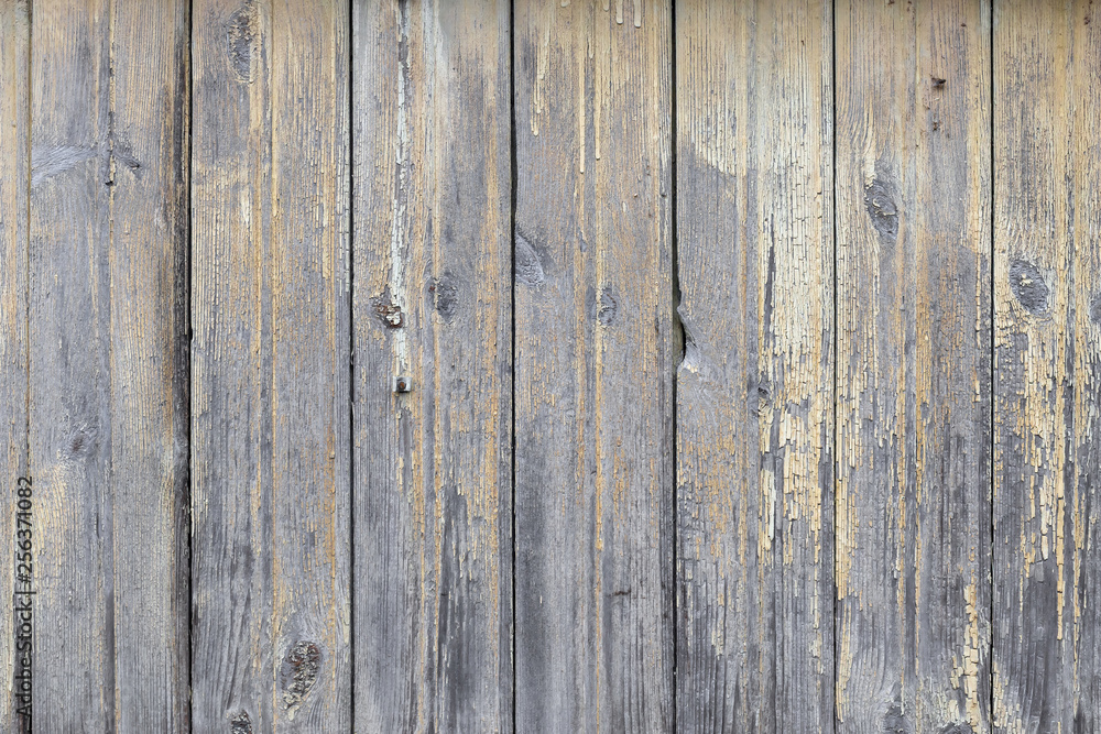 Naklejka premium Old painted boards for use as a background