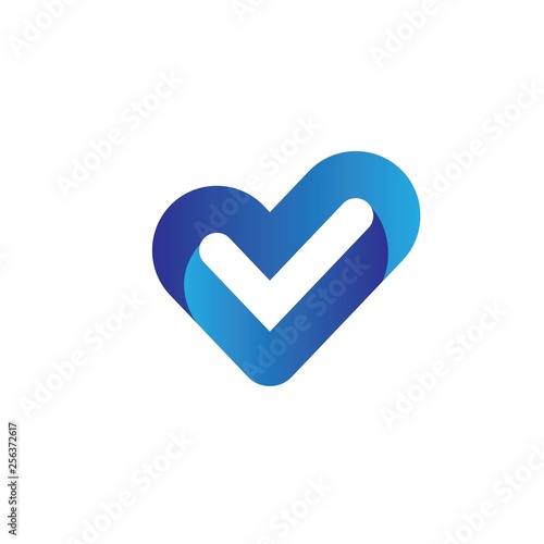 V logo