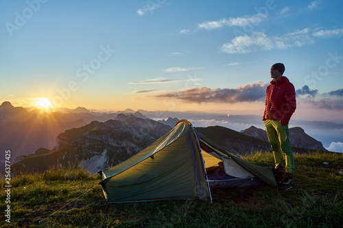 Sunrise on Pavione Mountain, Primiero, Trentino, Italy 