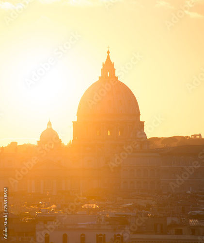 Skyline Rome Peter Basilica...