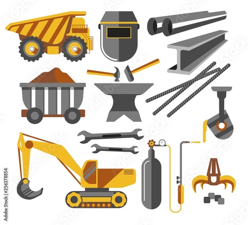 Iron ore mining equipment and tools metal products