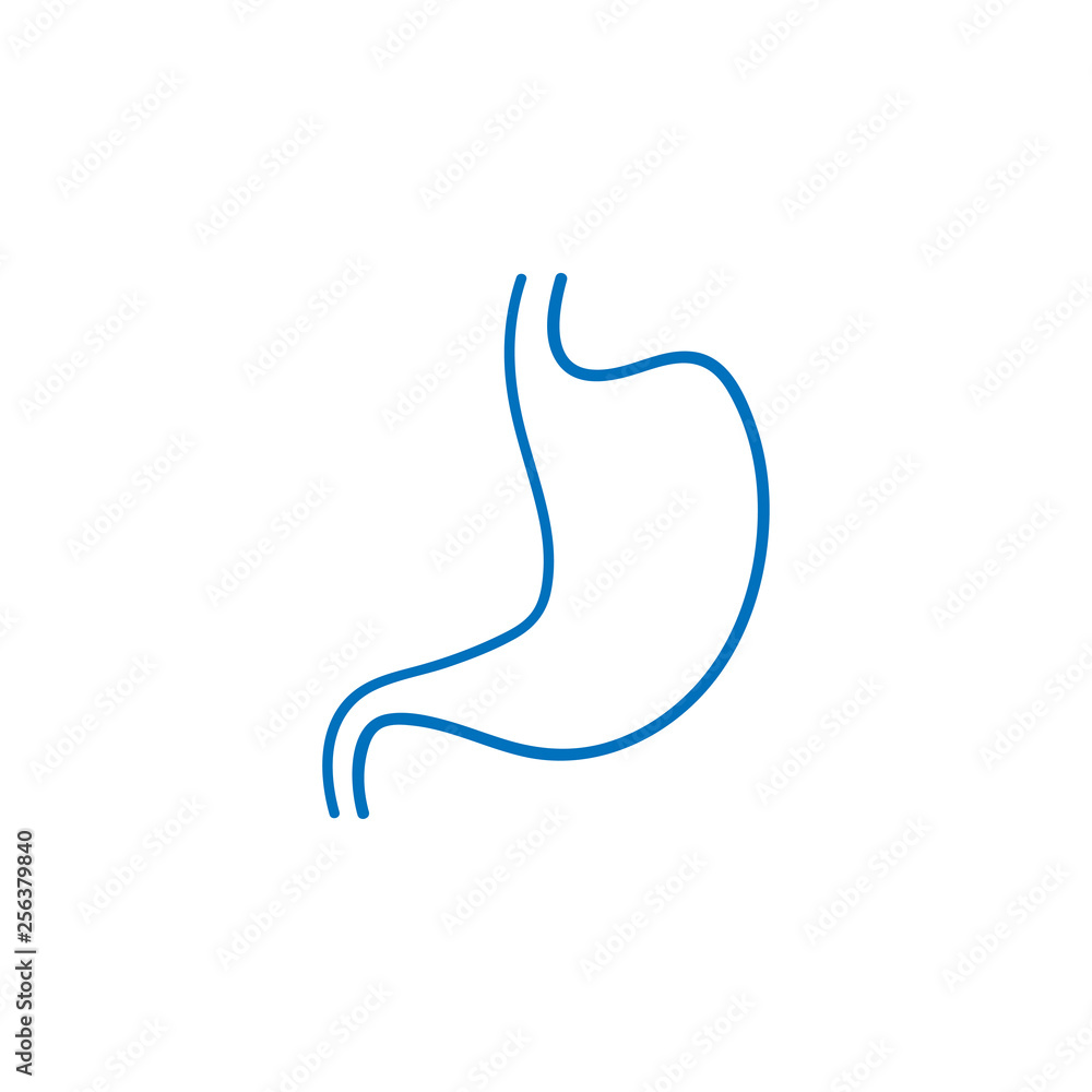 Stomach icon design template vector isolated Stomach icon design template vector isolated