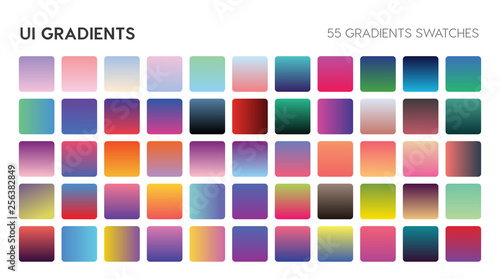 Gradients swatches set