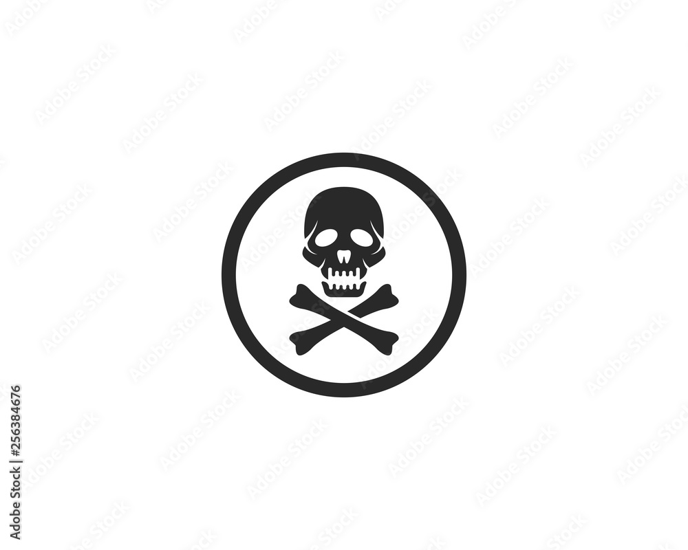 Skull Devil  logo vector