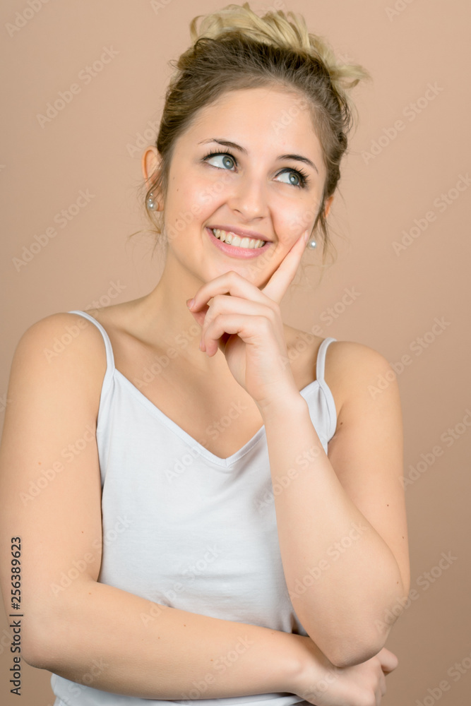 a girl is very positive a girl is very positive