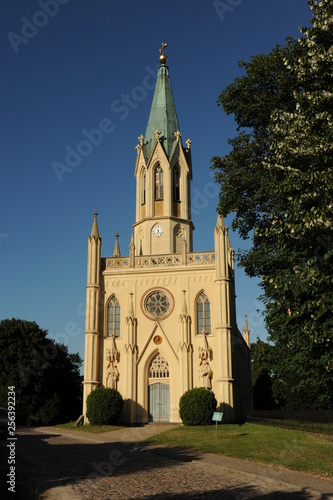 Wolfshagen bei Woldegk, klassizistische Kirche photo