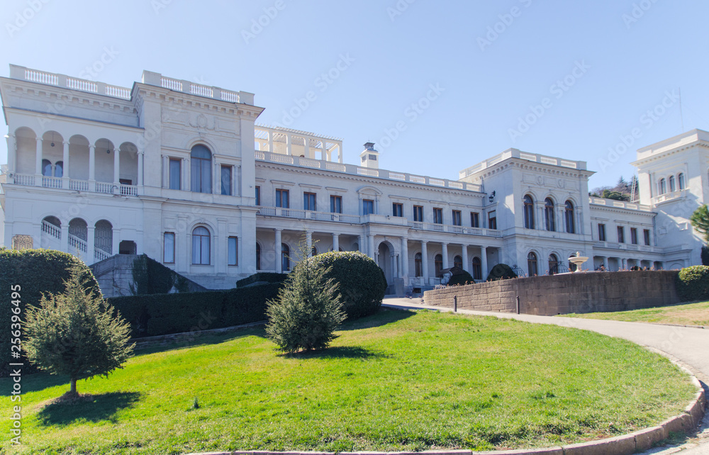 Livadia palace in spring