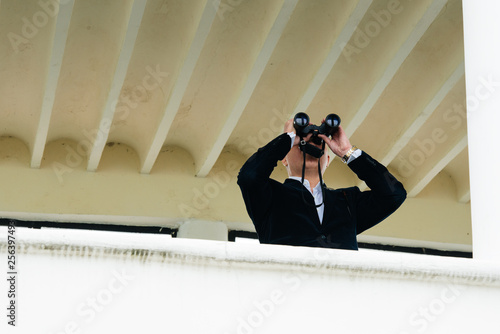 Mężczyzna z lotnetką