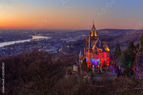 Schloss Drachenburg im Siebengebirge, Deutschland