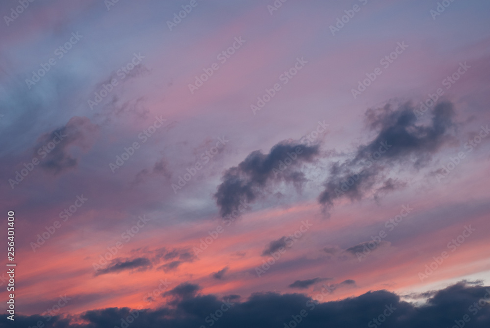 Dramatic sunset and sunrise sky, Dramatic sunset