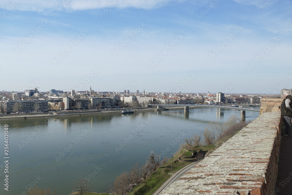 Aussicht auf Novi Sad