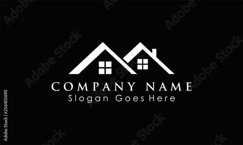 white home logo background