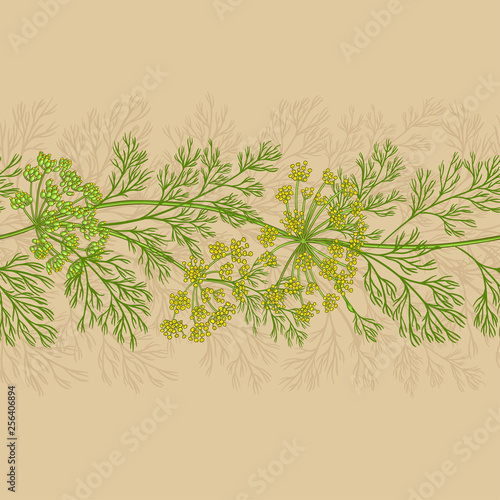 dill vector pattern