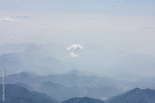 layers of the mountain landscape