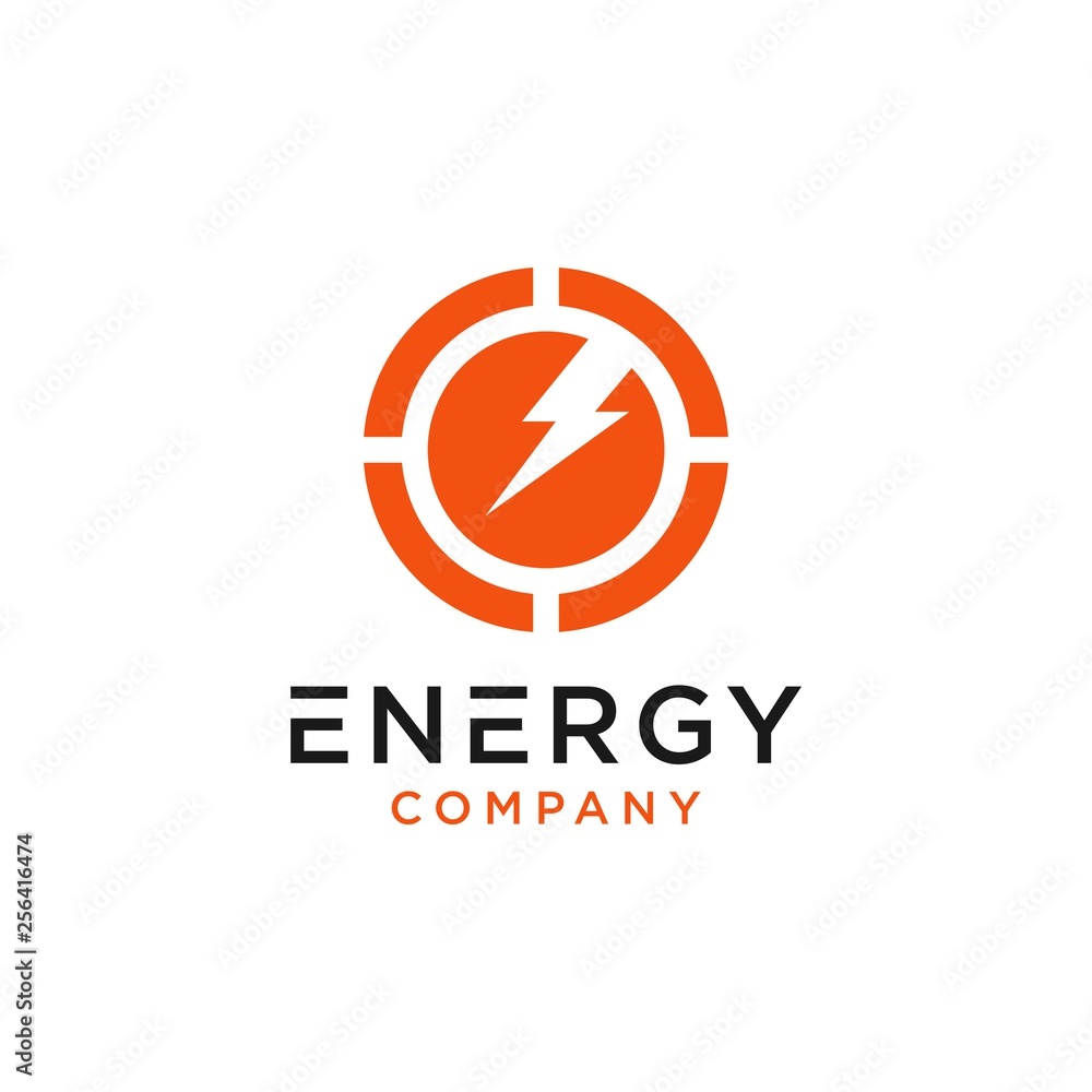 energy chart logo design