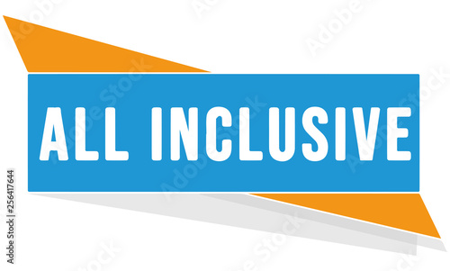 vector Button all inclusive	