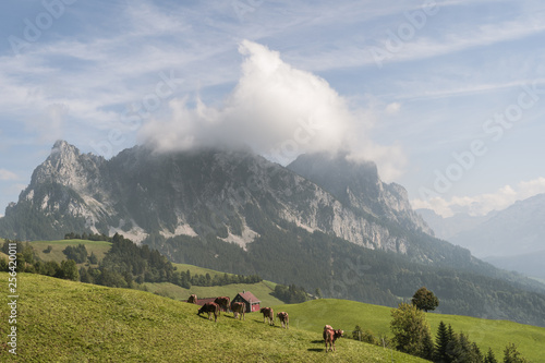 Mythen Switzerland form Sattel