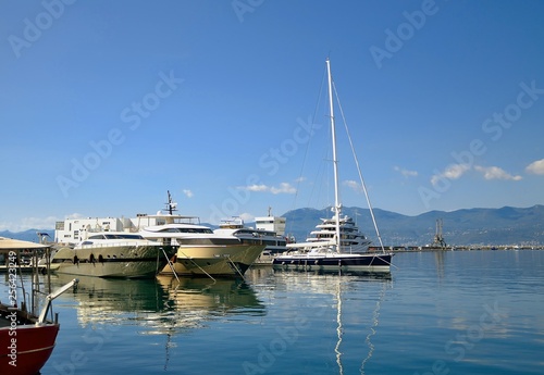 City of Rijeka Delta and trsat view, Kvarner bay, Croatia