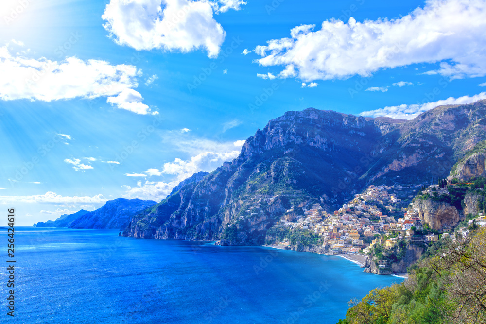 Obraz premium Positano on Amalfi Coast in Italy