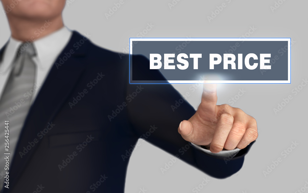 best price pushing concept 3d illustration best price pushing concept 3d illustration