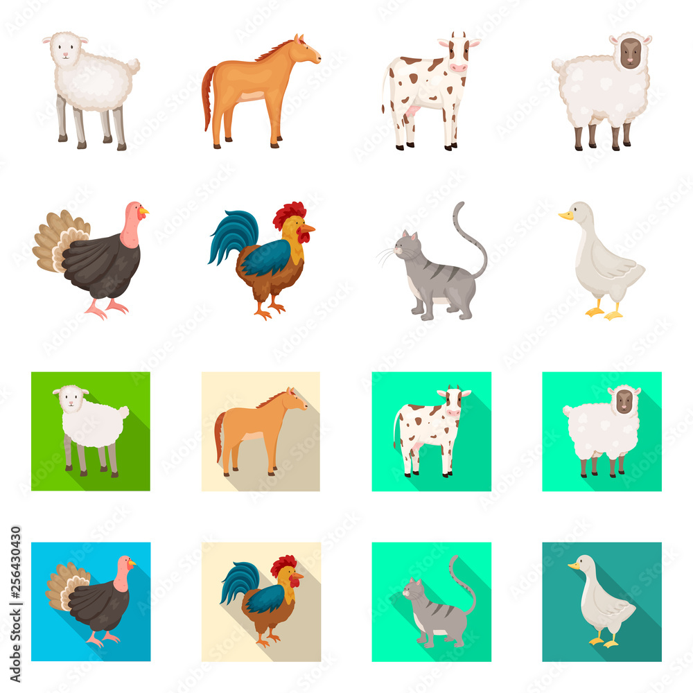 Vector design of breeding and kitchen logo. Collection of breeding and organic stock vector illustration. Vector design of breeding and kitchen logo. Collection of breeding and organic stock vector illustration.