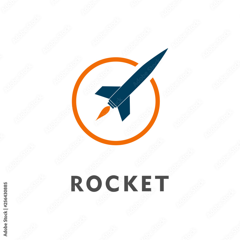 rocket logo design vector rocket logo design vector