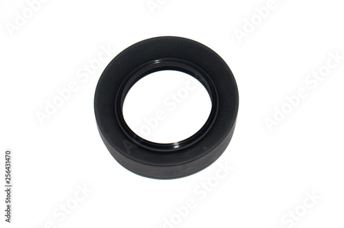 Lens hood on a white background. There is a place for text.