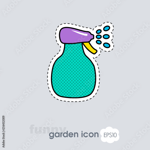 Icon spray bottle, atomizer, pulverizer, sprayer