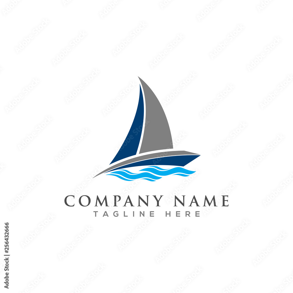 sailing logo design vector sailing logo design vector