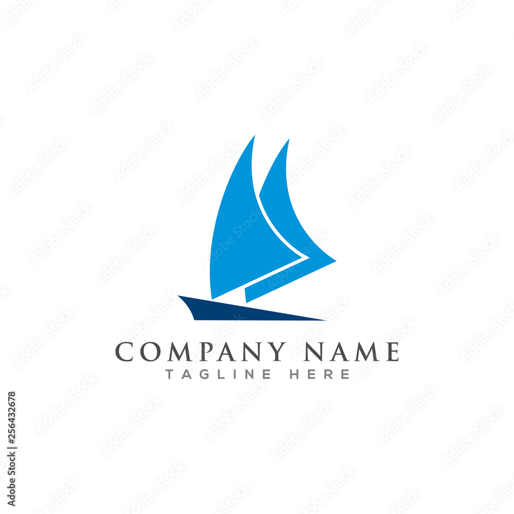 sailing logo design vector sailing logo design vector