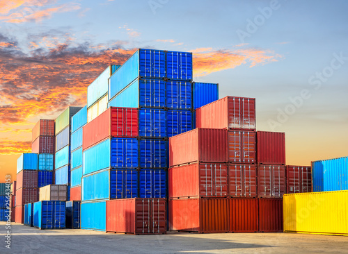 Industrial Container yard for Logistic Import Export business