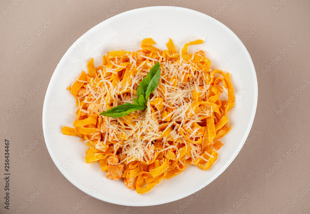 pasta with cheese in a white plate pasta with cheese in a white plate