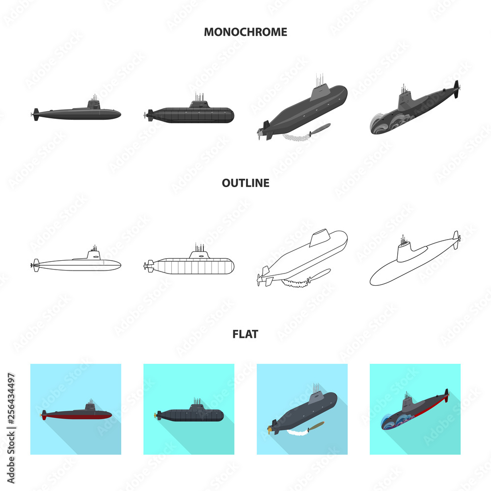 Vector design of war and ship icon. Collection of war and fleet stock symbol for web. Vector design of war and ship icon. Collection of war and fleet stock symbol for web.