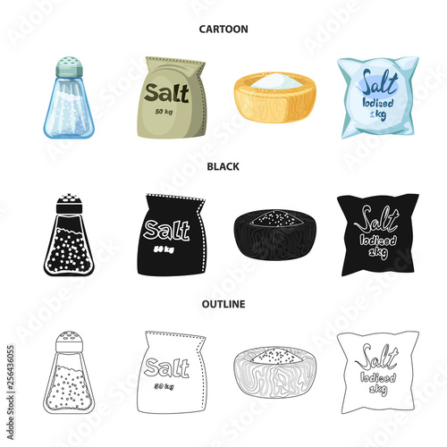 Vector illustration of cooking and sea symbol. Set of cooking and baking   vector icon for stock.