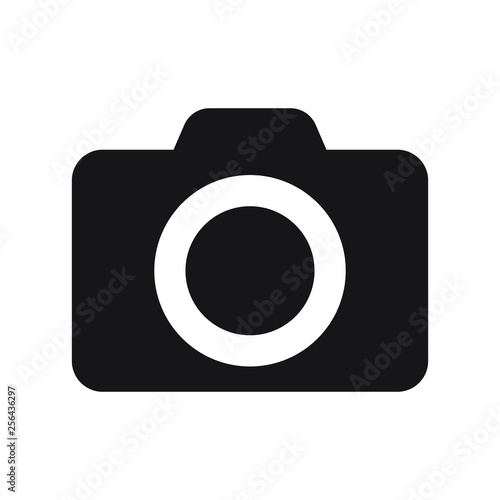 Photo camera vector icon