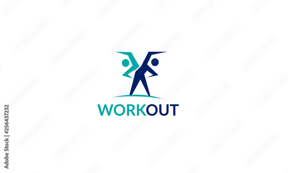 Work out logo Work out logo